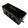 CE-TEK Black Glass Reinforced Polyester Junction Box CEP197575PAU, IP66, ATEX Certified, 75mm x 75mm x 190mm