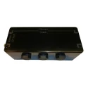 CE-TEK Black Glass Reinforced Polyester Junction Box CEP197575PAU, IP66, ATEX Certified, 75mm x 75mm x 190mm