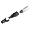 Amphenol Industrial Cable XLR Connector Straight 133V 15A Male 3 Way Silver Plating AC3MM
