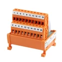 Phoenix Contact 20-Contact Male Interface Module Flat Ribbon Cable Connector DIN Rail Mount 1A 125V AC 665-9664