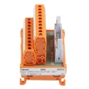 Phoenix Contact 20-Contact Male Interface Module Flat Ribbon Cable Connector DIN Rail Mount 1A 125V AC 665-9664