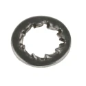 RS PRO Stainless Steel Plain Internal Tooth Shakeproof Washer, M6, 11mm OD, 0.7mm Thickness, DIN 6798J 665-7306