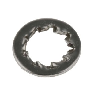 RS PRO Stainless Steel Plain Internal Tooth Shakeproof Washer, M6, 11mm OD, 0.7mm Thickness, DIN 6798J 665-7306