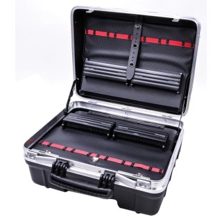 GT Line 2 Drawer Plastic Tool Case Wheeled 255 mm x 465 mm x 352 mm ATOMIK WH PSS