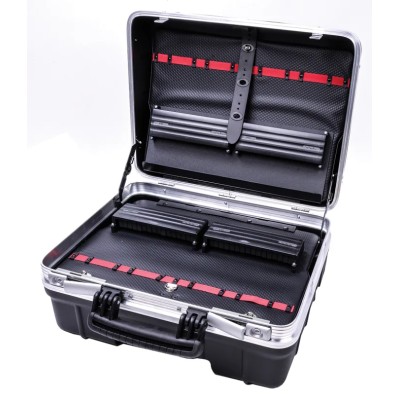 GT Line 2 Drawer Plastic Tool Case Wheeled 255 mm x 465 mm x 352 mm ATOMIK WH PSS