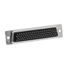 HARTING D-Sub 78 Way Straight High Density Cable D-Sub Connector 2.42 mm Pitch 1000V 2A Steel Housing 09565004715050