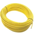 HARTING Cat6 Ethernet Cable, 100 m, Shielded Screened Yellow Polyurethane Jacket 100V Cat6 8 Cores 6.9mm Diameter
