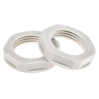 Legrand Grey Fibreglass Reinforced Polyamide Cable Gland Locknut, M20 Thread, IP55 386883