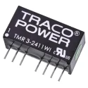 TRACOPOWER Regulated Isolated DC/DC Converter 15V dc 100mA 75V dc Input 3W Through Hole TMR 3-4823WI