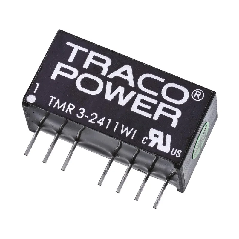 TRACOPOWER Regulated Isolated DC/DC Converter 15V dc 100mA 75V dc Input 3W Through Hole TMR 3-4823WI