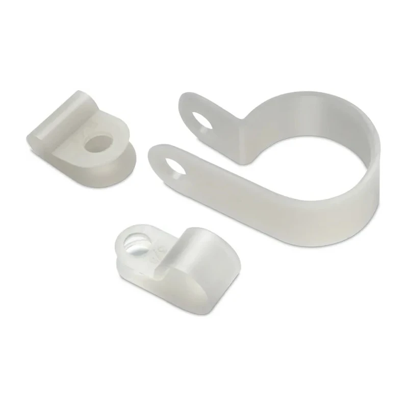 Wurth Elektronik Natural Polyamide 66 Cable Clip, 15.5 mm Maximum Bundle Diameter, Screw Fixing, 17.1mm Length 500917000