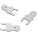 Wurth Elektronik Silver Uninsulated Male Spade Connector, Solder Termination, 4.8 mm Tab Size 7471212