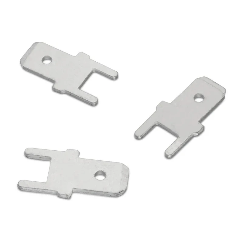 Wurth Elektronik Silver Uninsulated Male Spade Connector, Solder Termination, 4.8 mm Tab Size 7471212