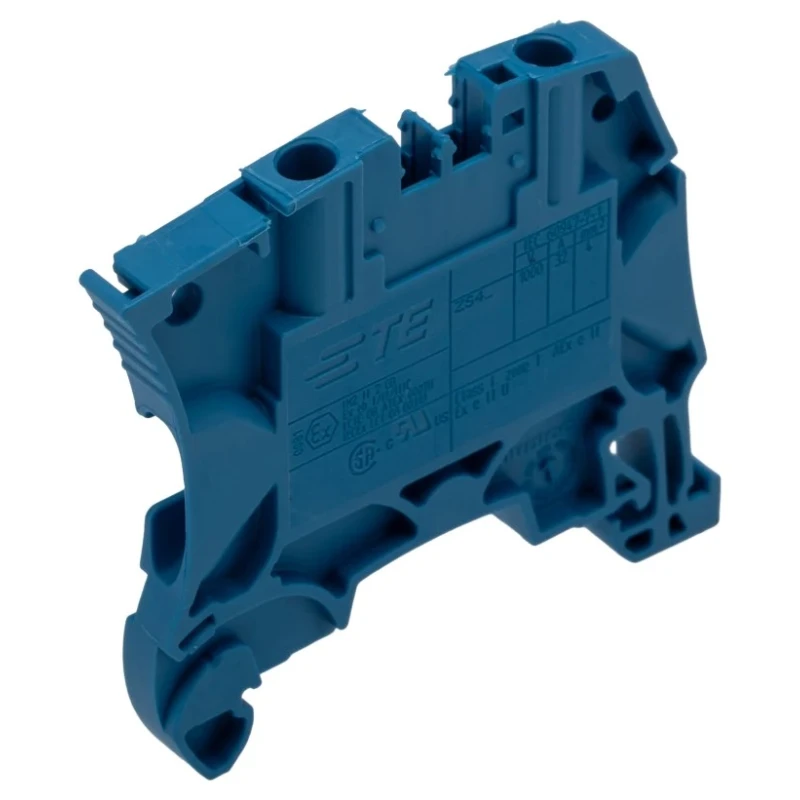 Entrelec ZS4 Series Feed Through Terminal Block Blue, 4mm², 1-Level, Screw, ATEX 1SNK505020R0000