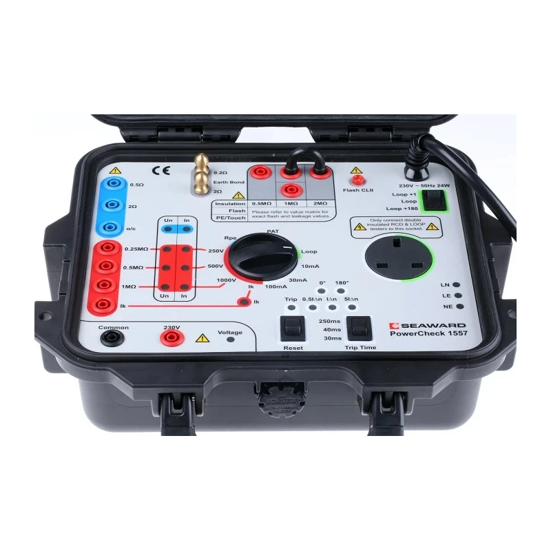 Seaward Calibration Check Box Test Type Insulation Resistance, Loop, Flash Test Verification, MOSFET, RCD 369A911