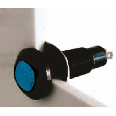 Marl Blue Panel Mount Indicator 12V 28V Solder Tab Termination IP67 698-930-63