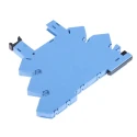 Finder Relay Socket 12V DC 6A 5 Contacts DIN Rail Mount for 34.51 Series Relay 93.51.7.024