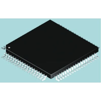 Microchip PIC24FJ64GB108-I/PT 16-Bit PIC24FJ Microcontroller 32 MHz 64kB FLASH 80-Pin TQFP