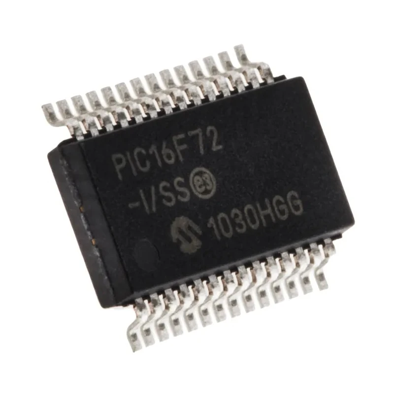 Microchip 8-bit PIC Microcontroller PIC16F72-I/SS, 20 MHz CPU Speed, 3.5kB FLASH, 28-Pin SSOP Package