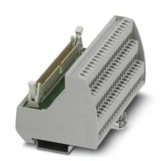 Phoenix Contact 60 Way Straight DIN Rail D-Sub Connector Male/Female 60V 6A FLK60