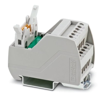 Phoenix Contact 10-Contact Male Interface Module Flat Ribbon Cable Connector DIN Rail Mount 1A 2315010