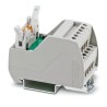 Phoenix Contact 10-Contact Male Interface Module Flat Ribbon Cable Connector DIN Rail Mount 1A 2315010