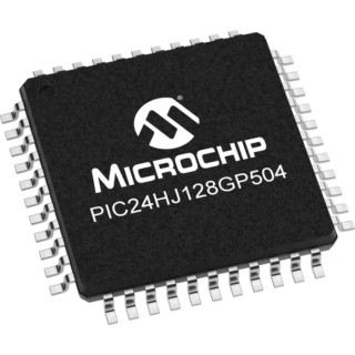 Microchip 16 bit PIC Microcontroller PIC24HJ128GP504-I/PT, 80 MHz, 128kB FLASH, 44-Pin TQFP