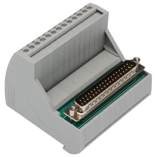 Phoenix Contact VIP-3 Series 37-Contact Male Interface Module D-Sub Connector DIN Rail Mount 25/60V AC 2A 2315146