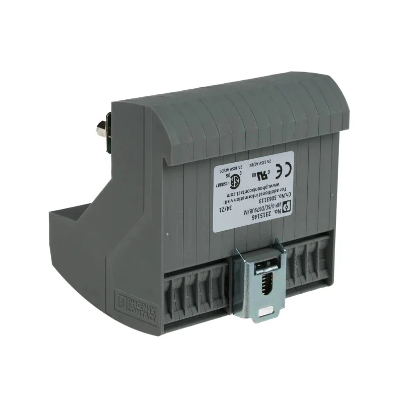 Phoenix Contact VIP-3 Series 37-Contact Male Interface Module D-Sub Connector DIN Rail Mount 25/60V AC 2A 2315146