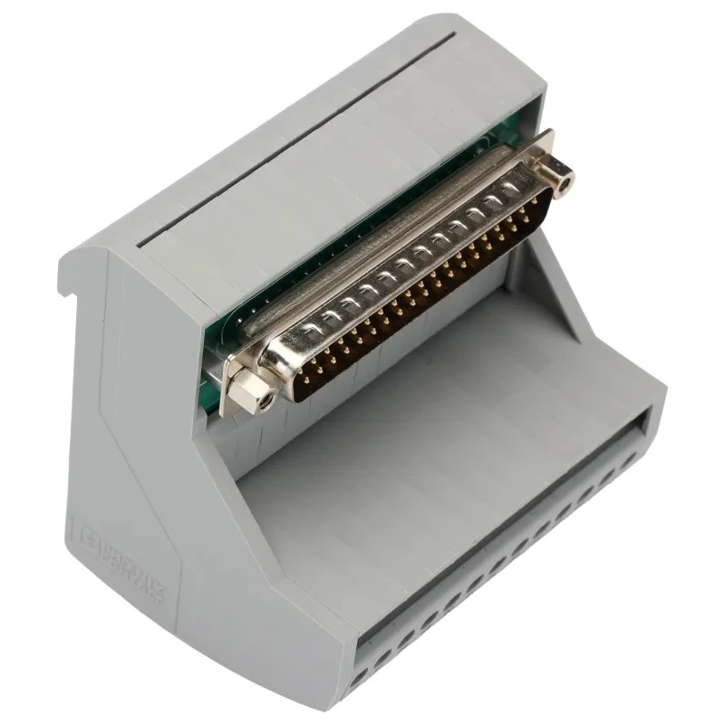 Phoenix Contact VIP-3 Series 37-Contact Male Interface Module D-Sub Connector DIN Rail Mount 25/60V AC 2A 2315146