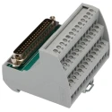 Phoenix Contact VIP-3 Series 37-Contact Male Interface Module D-Sub Connector DIN Rail Mount 25/60V AC 2A 2315146