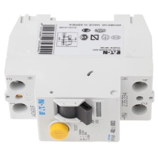 Eaton Xboard Series Residual Current Circuit Breaker 40A 1-Pole 30mA Type AC 500A Breaking Capacity 235394 PFIM-40/2/003-MW