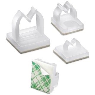 Wurth Elektronik Natural Polyamide 66 Self-Adhesive Cable Clamp 11.9mm x 11.9mm x 14.3mm 522220000