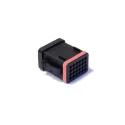 ITT Cannon Automotive Connector Male Black Cable 24 Way Crimp Termination 16A 105°C CTC 24 WAY PLUG BLACK / 132015-0075