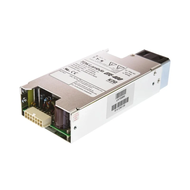 TDK-Lambda EFE400-24-ECMDS Switching Power Supply 24V dc, 400W, Single Output, Chassis Mount, High Efficiency EFE400-24-ECMDS