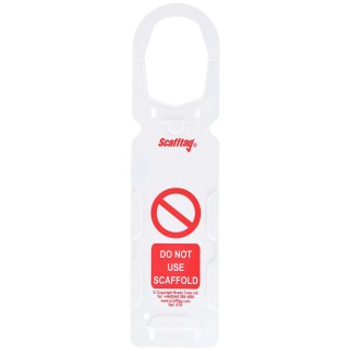 ScaffTag Safety Scaffolding Tag English Language, 10 Per Pack SCF28