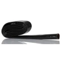 RS PRO Expandable Braided Silicone Rubber Glass Black Cable Sleeve 1m Length 25.6mm Diameter 668-1236
