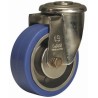 LAG Swivel Castor 100 kg Load Capacity 100 mm Wheel Diameter Die Cast Aluminium Hub 27307PFHB