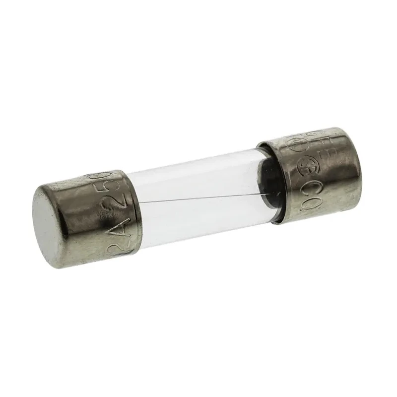 RS PRO 2A Fast Acting Glass Cartridge Fuse, 5 x 20 mm, 250V AC, Glass Body GFED Series 668-5969