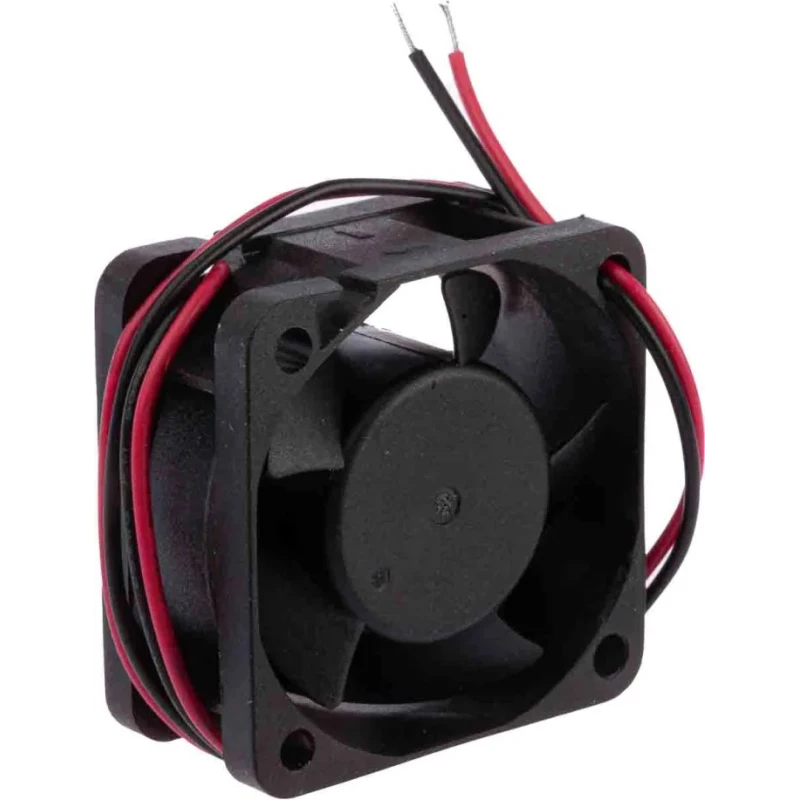 RS PRO OD4020 Series Axial Fan 12V DC 1.2W 110mA 15.3 m³/h 40mm Square Frame Sleeve Bearing OD4020