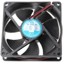 RS PRO OD9225 Series DC Sealed Sleeve Axial Fan 12V DC 2.9W 2900 RPM 88.3 m³/h 92.5mm x 92.5mm x 25mm OD9225