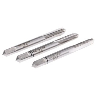 RS PRO Threading Tap 1/4-28UNF Thread UNF Standard Straight Flute Hand Tap 56mm Length 6mm Shank 668-1093