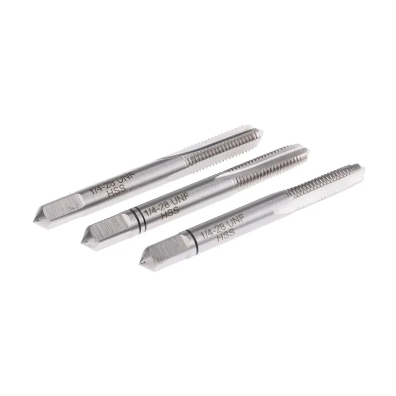 RS PRO Threading Tap 1/4-28UNF Thread UNF Standard Straight Flute Hand Tap 56mm Length 6mm Shank 668-1093