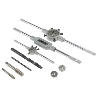 RS PRO 44-Piece Tap & Drill Set M3 x M12 Thread Metric Standard, Straight Flute, Hand Tap 668-1122