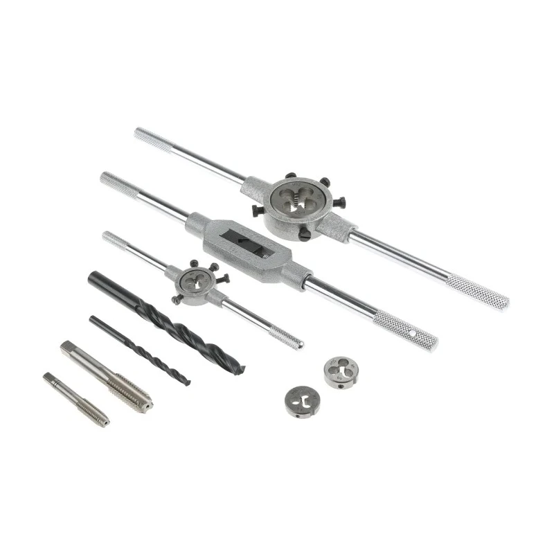 RS PRO 44-Piece Tap & Drill Set M3 x M12 Thread Metric Standard, Straight Flute, Hand Tap 668-1122