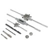 RS PRO 44-Piece Tap & Drill Set M3 x M12 Thread Metric Standard, Straight Flute, Hand Tap 668-1122