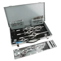 RS PRO 44-Piece Tap & Drill Set M3 x M12 Thread Metric Standard, Straight Flute, Hand Tap 668-1122