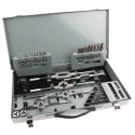 RS PRO 44-Piece Tap & Drill Set M3 x M12 Thread Metric Standard, Straight Flute, Hand Tap 668-1122