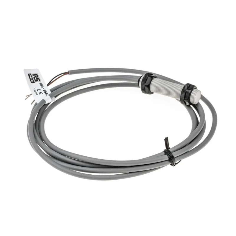 RS PRO Threaded Barrel Capacitive Proximity Sensor M12 x 1, 2 mm Detection, PNP Output, 15mA, 30V DC, 1000V AC 184-5584