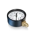 Bourdon 50 mm G 1/4 Bottom Pressure Gauge, 2.5 bar, ±2.5% Accuracy, Black Painted Steel Case MAT2-D20.B18